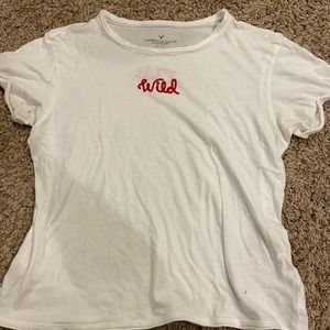super cute wild child tee, soft basic tee